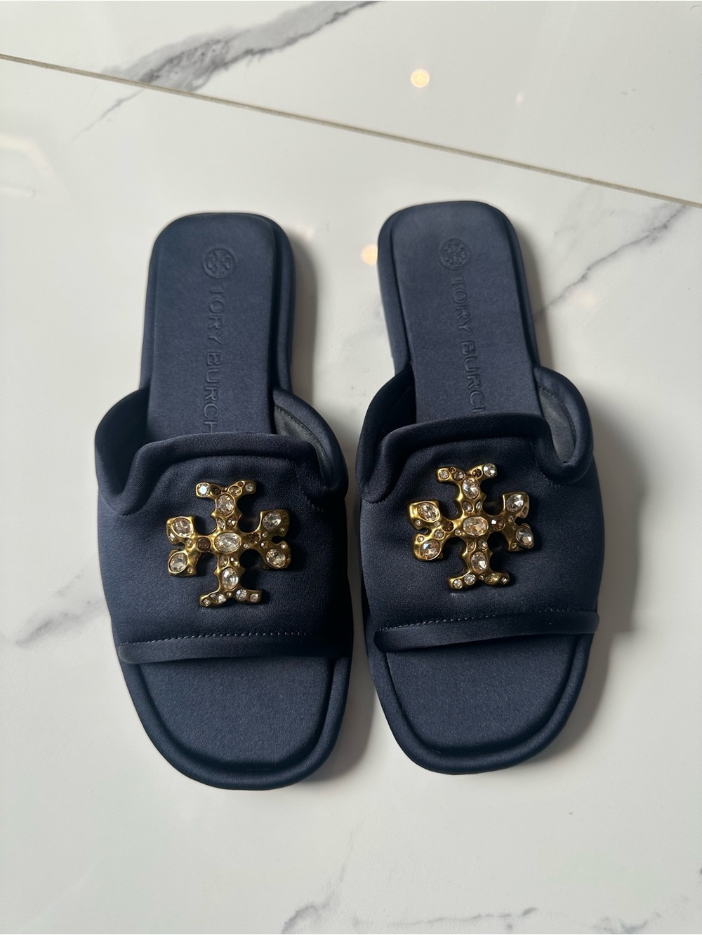 Tory Burch Black Slide Slipper